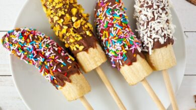 Bild von Rezept für gesunde Bananen-Schokoladen-Eisbällchen